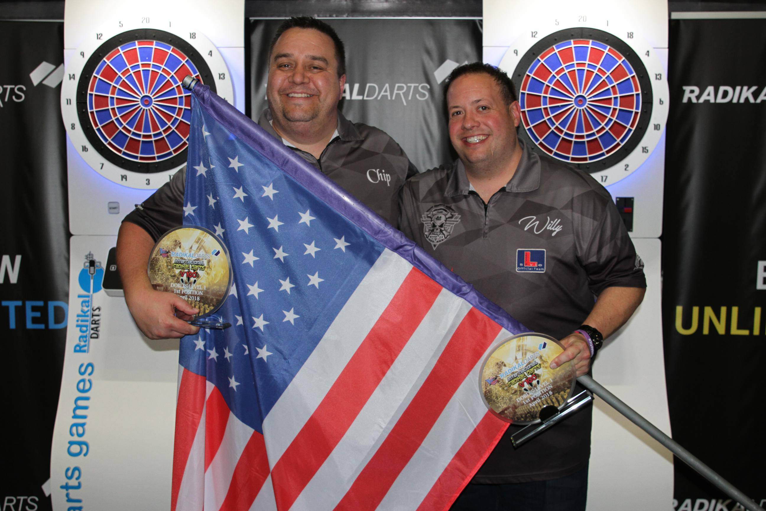Internacional Radikal Darts 2018 Chip·Willie Campeones Parejas Nivel 1